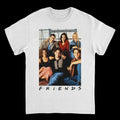 Friends Group Photo White T-Shirt