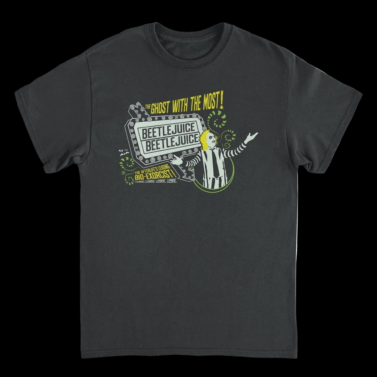 Beetlejuice The Ghost with the Most Black T-Shirt