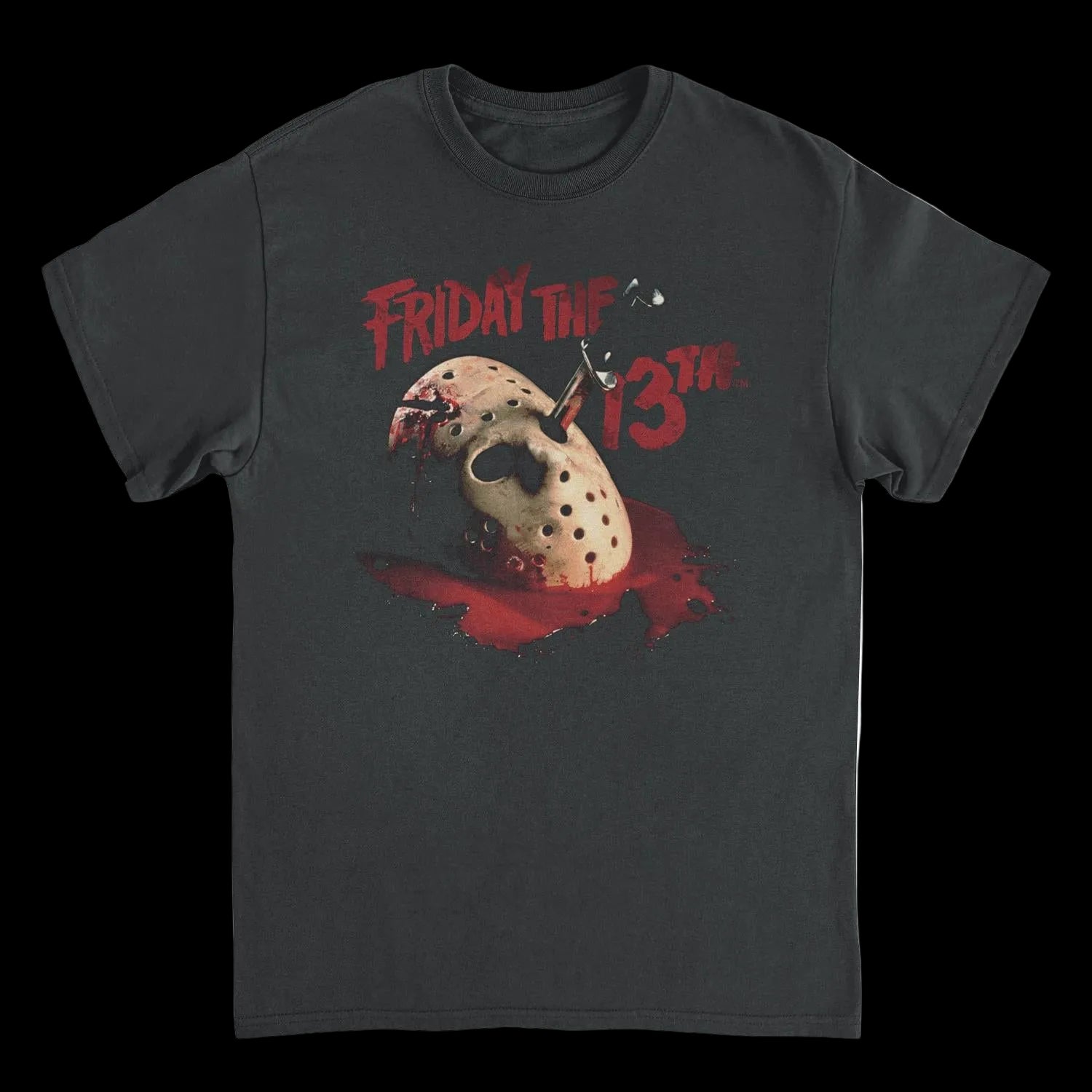 Friday the 13th Jason Mask Black T-Shirt