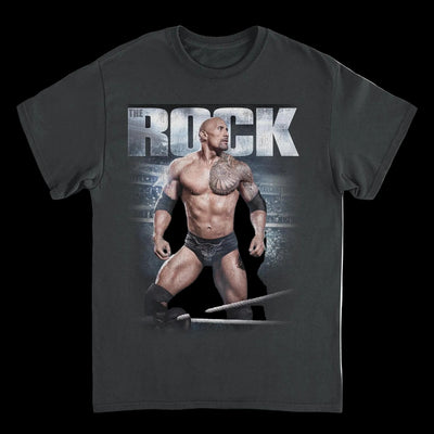 WWE The Rock Black T-Shirt