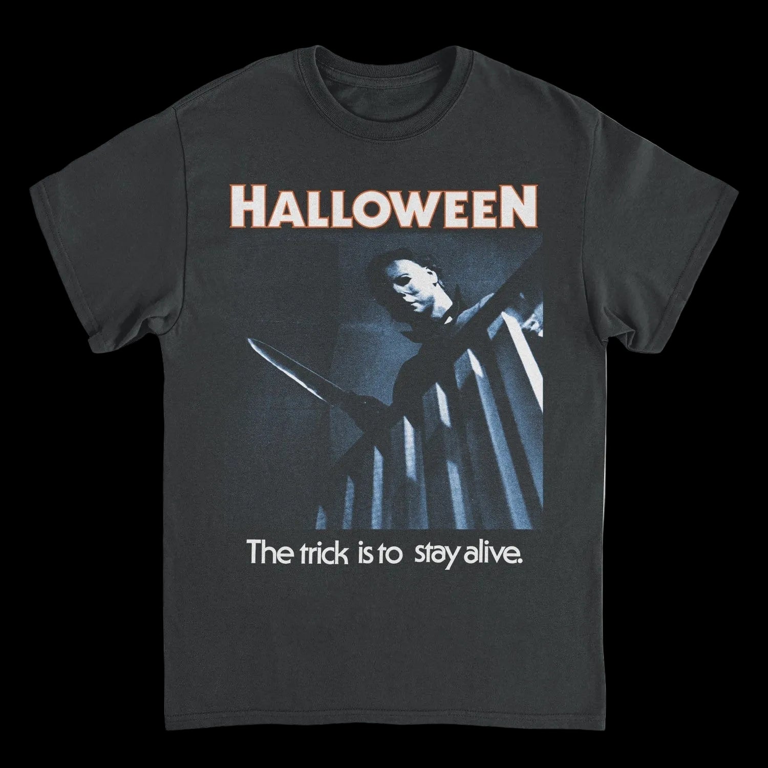 Halloween Upstairs Michael Black T-Shirt