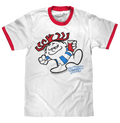 Hawaiian Punch Ringer T-Shirt - White/Red