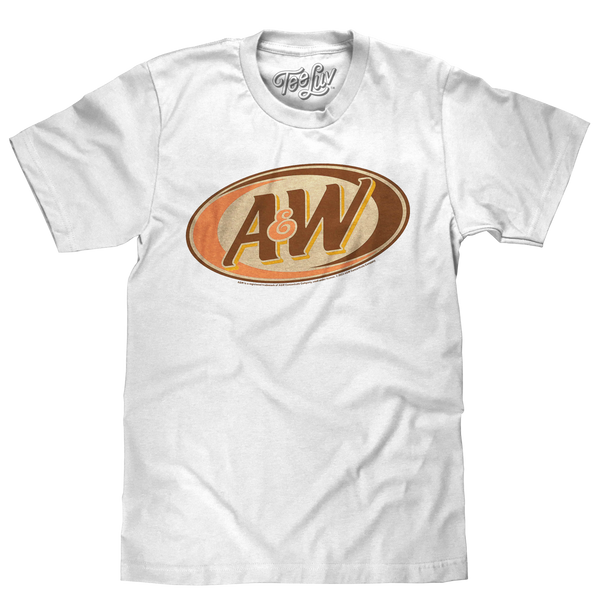 Retro A&W Root Beer Logo T-Shirt - White