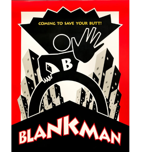 Blank Man Logo Red short sleeve shirt