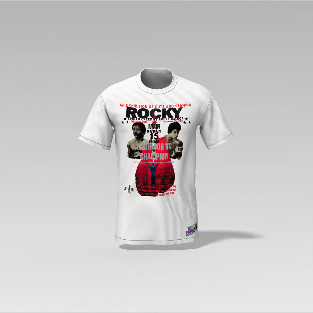 Balboa the Italian Stallion vs Creed the King of Sting Short sleeve T-shirt