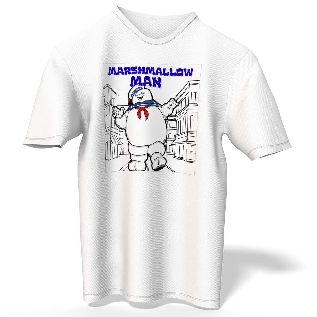 Ghostbusters Stay Puffed Marshmallow man Short sleeve T-shirt