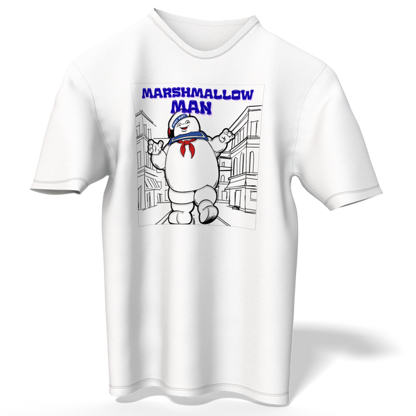 Ghostbusters Stay Puffed Marshmallow man Short sleeve T-shirt