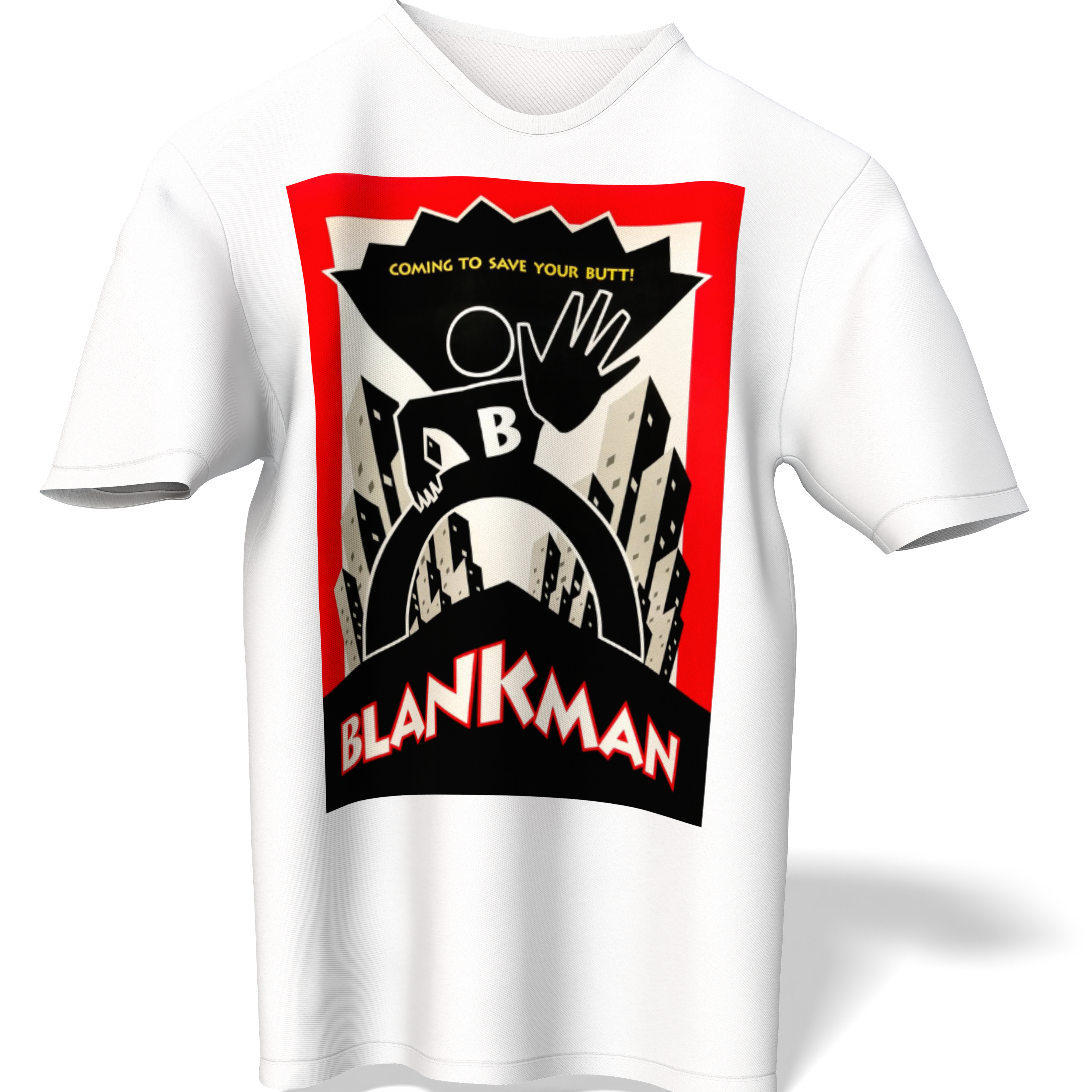 Blank Man Logo Red short sleeve shirt
